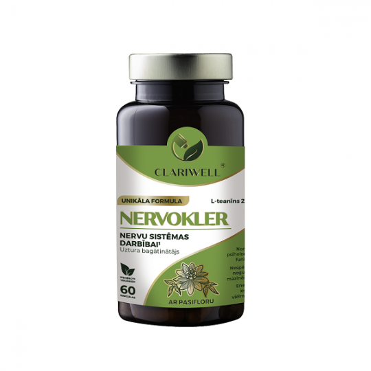 NERVOKLER N60 (60 kapsulas) 36g, CLARIWELL